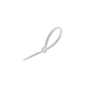 Coliere plastic 300x3,6 mm, alb, max 18kg, din poliamidă PA66, 100buc/pungă, TEKSA