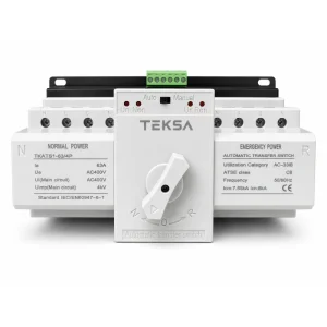 Comutator de transfer automat ATS trifazat, 63A, 400V, TEKSA