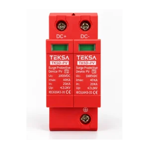 Descarcator in curent continuu DC, 40kA, 2P, 1000V, TEKSA