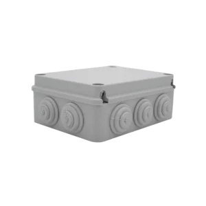 Doză de derivație aplicată 190x145x80mm cu presetupe, IP65, fără halogeni, IK10