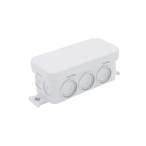 Doză de derivație aplicată MINI 90x43x40mm cu 8 intrări predecupate, IP55, fără halogeni, IK10