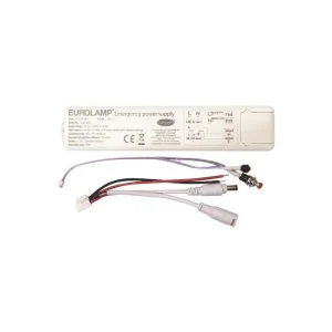 Kit de emergență universal, 12W-80W, tensiune ieșire 24-80V DC, 60-120min, 202x41x27mm, IP20, Eurolamp