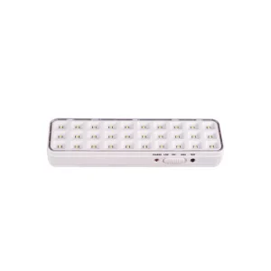 Lampă LED emergență EXIT 30Led+ 3 folii, 2W, 7500k lumină rece, autonomie 3-4 ore, 85-265V, 202x55x28mm, IP20, Eurolamp