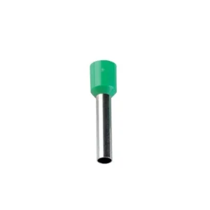 Pini terminali izolați (tuburi de capăt), cupru stanat, 16 mm², tub 12 mm, verde, 50 buc/set, TEKSA
