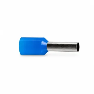Pini terminali izolați (tuburi de capăt), cupru stanat, 2,5 mm², tub 12 mm, albastru, 100 buc/set, TEKSA