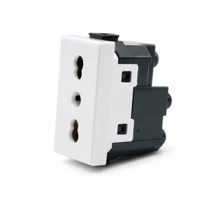 Priză italiană 2P+E, 1 modul, alb, Millele