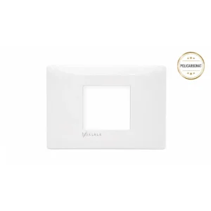 Ramă ornament plastic 2/3 module, alb, Millele