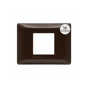 Ramă ornament plastic 2/3 module, maro închis, Millele