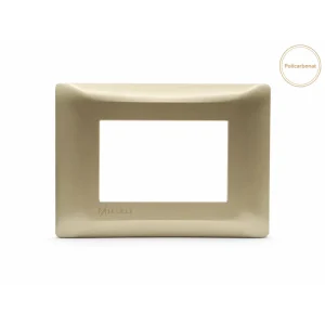 Ramă ornament plastic 3 module, auriu, Millele