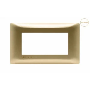 Ramă ornament plastic 4 module, auriu, Millele