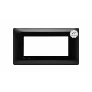 Ramă ornament plastic 4 module, negru, Millele