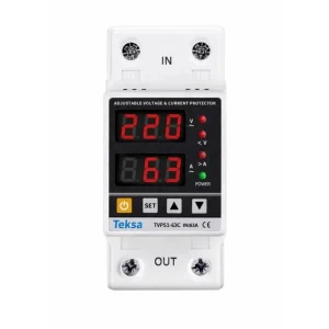 Releu de protecție la tensiune și curent, control de la distanță, Teksa