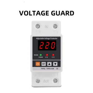 Releu digital monofazat pentru protecție la supratensiune și subtensiune, 230V, 63A, TEKSA