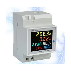 Contor electric cu afișarea parametrilor in timp real TEKSA, bobină internă, 40-300V, 100A, funcție resetare