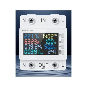 Releu smart multifuncțional, wifi, protecție înaltă joasă tensiune, LCD, color