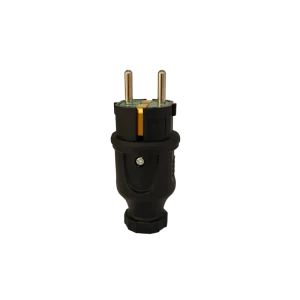 Ștecher cauciuc drept 16A 220-240V IP44,  TEKSA