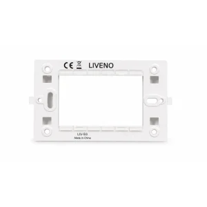 Suport de fixare plastic, 3 module, Liveno