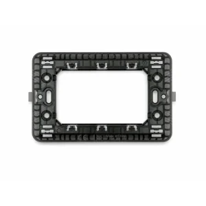 Suport de fixare plastic, 3 module, Millele