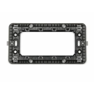 Suport de fixare plastic, 4 module, Millele
