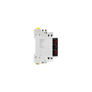 Voltmetru + ampermetru + frecvență digital monofazic pentru șină tablou DIN, 80-500V AC, Teksa