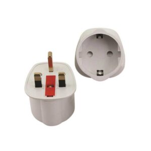 Adaptor priză din UK in priză schuko, 13A, 250V, IP20, Eurolamp
