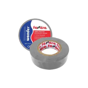 Bandă izolatoare PVC, gri, 19mm, L-20 metri, Eurolamp