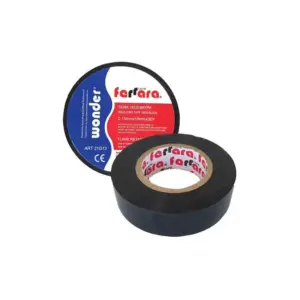Bandă izolatoare PVC, negru, 19mm, L-20 metri, Eurolamp