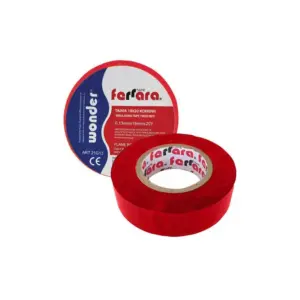 Bandă izolatoare PVC, roșu, 19mm, L-20 metri, Eurolamp