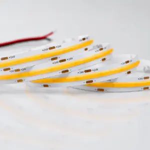 Bandă LED dimabilă 24V Eurolamp COB PRO, 10W/ml, 87lm/W, 3000K lumină caldă, lățime 8mm, IP20 (rola 10m), Eurolamp