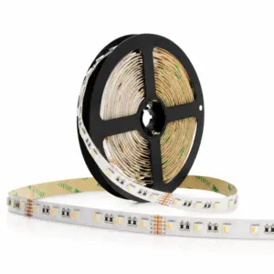 Bandă LED dimabilă PRO, 24V, 10W, 3000K lumină caldă, 1000lm 100lm/W, SMD 2835 60LED/ml, IP68, Eurolamp (rola 5m)