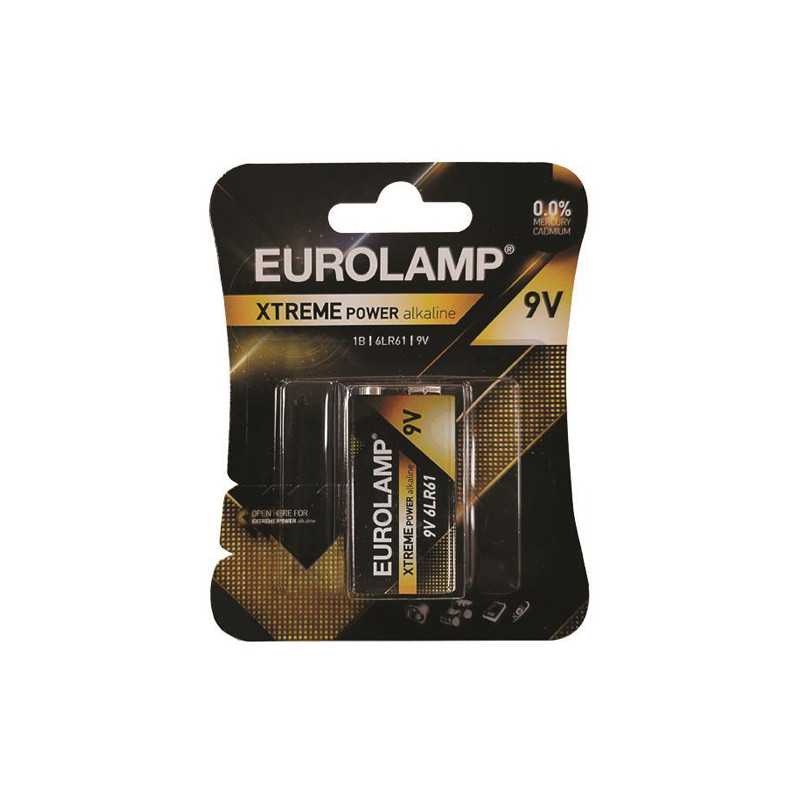 Baterie 6LR61 Extreme Power, 9V, Eurolamp (1buc/set)