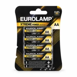 Baterii AA Extreme Power LR06, 1.5V, Eurolamp (8buc/set)