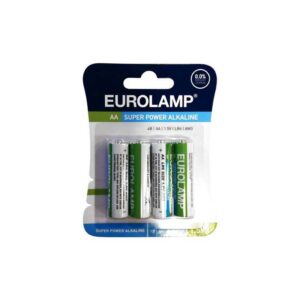 Baterii AA Super Power Alkaline LR06, 1.5V, Eurolamp (4buc/set)