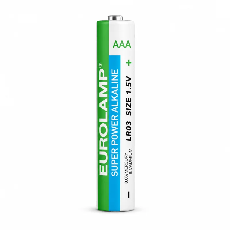 Baterii AAA Super Power Alkaline LR03, 1.5V, Eurolamp (8buc/set)