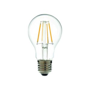 Bec LED cu filament + senzor lumină, A60, 7W, E27, 3000K lumină caldă, 806lm, 220-240V, Eurolamp