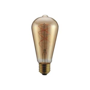 Bec LED dimabil filament DECOR, ST64, 5W, E27, 2000K lumină caldă, 300lm, 220-240V, Eurolamp