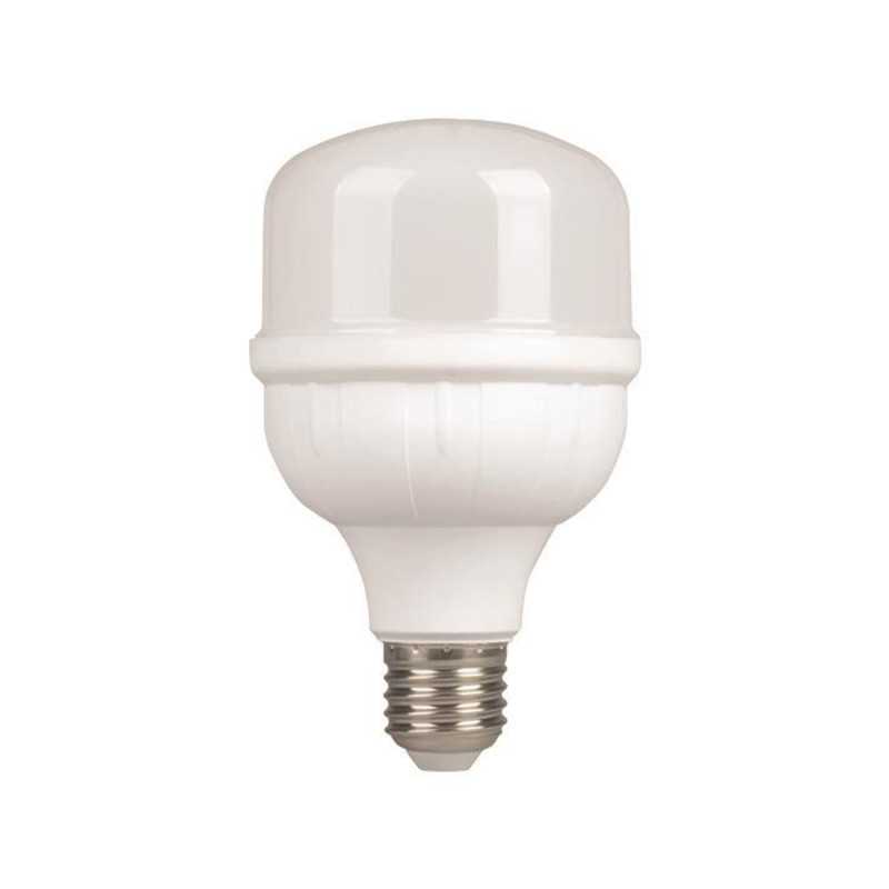 Bec LED exterior cu bază de aluminiu T80, 16W, E27, 6500K lumină rece, 1760lm, 100-277V, Eurolamp