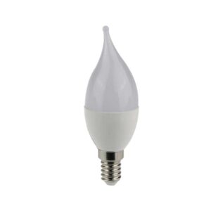 Bec LED PLUS lumanare flacara, C37, 7W, E14, 4000K lumină neutră, 630lm, 220-240V, Eurolamp