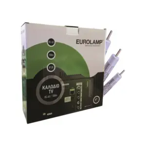 Cablu coaxial, RG6, Eurolamp (la rola de 100m)