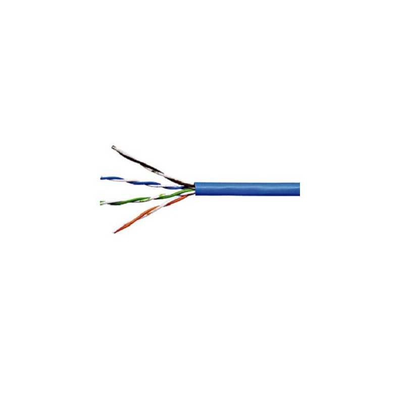 Cablu Wairel UTP CAT-6e 23AWG cupru-cupru, BLUE, EUROLAMP
