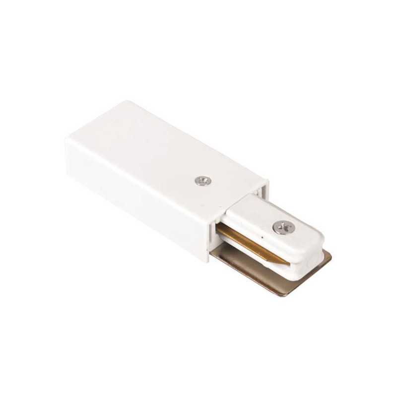 Capăt alimentare șină magnetică albă, pentru seria 145-59000 și 145-59001, Eurolamp