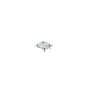 Clemă galvanizata St/tZn in cruce pentru conexiune conductor - platbanda 40mm, ⌀8mm,Elko Bis
