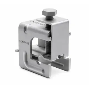 Clemă împământare naturală – platbandă 25–40 mm, Ø38 mm, ELKO BIS