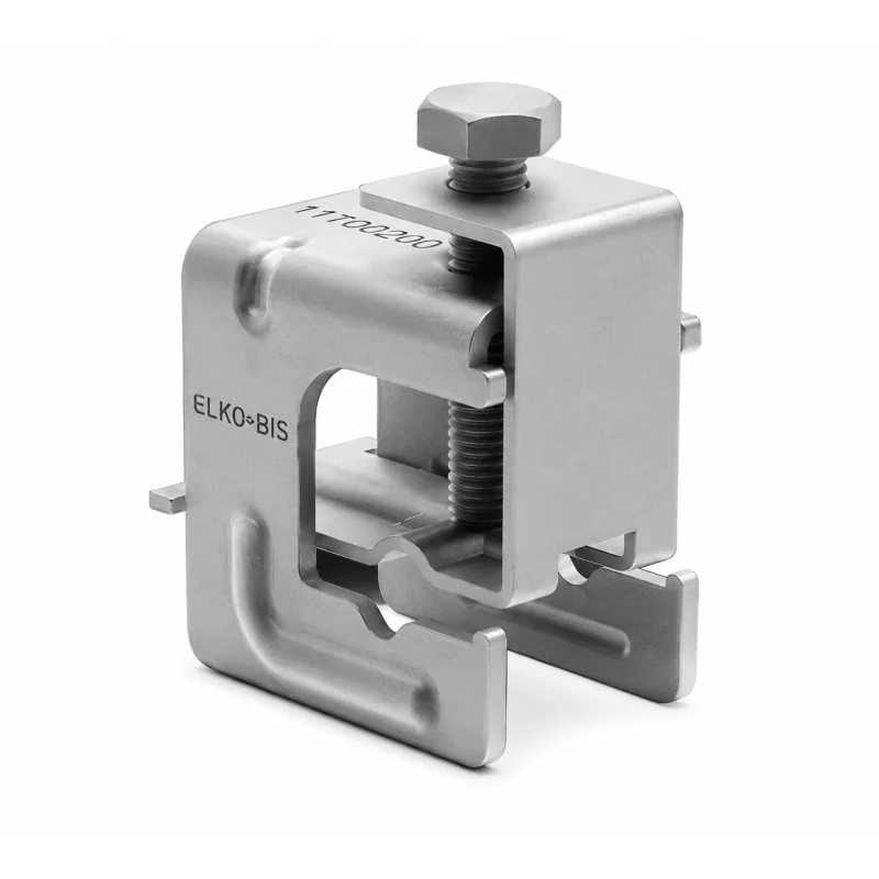 Clemă împământare naturală – platbandă 25–40 mm, Ø38 mm, ELKO BIS