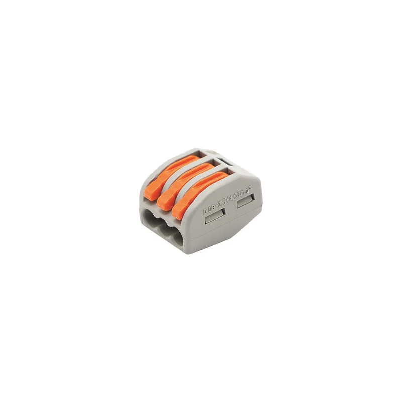 Clemă pentru conductor flexibil, 32A, 3 poli, 400V, 0.8-2.5 mmp, Eurolamp