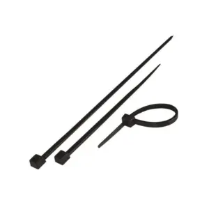 Colier PVC, negru, 160x2.5mm, Eurolamp
