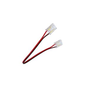Conector cu cablu pentru bandă LED COB 220V, 10mm lățime, nonocroma, din seriile 145-7270x și 145-7260x, Eurolamp
