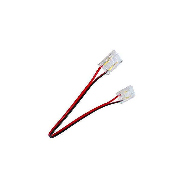 Conector cu cablu pentru bandă LED COB 220V, 10mm lățime, nonocroma, din seriile 145-7270x și 145-7260x, Eurolamp