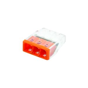 Conector clipsare conductor rigid, 24A, 400V, 3x0,50-2,5 mmp, Eurolamp