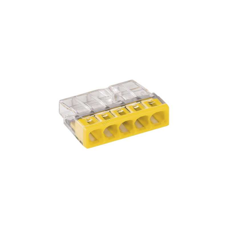 Conector clipsare conductor rigid, 24A, 400V, 5x0,50-2,5 mmp, Eurolamp
